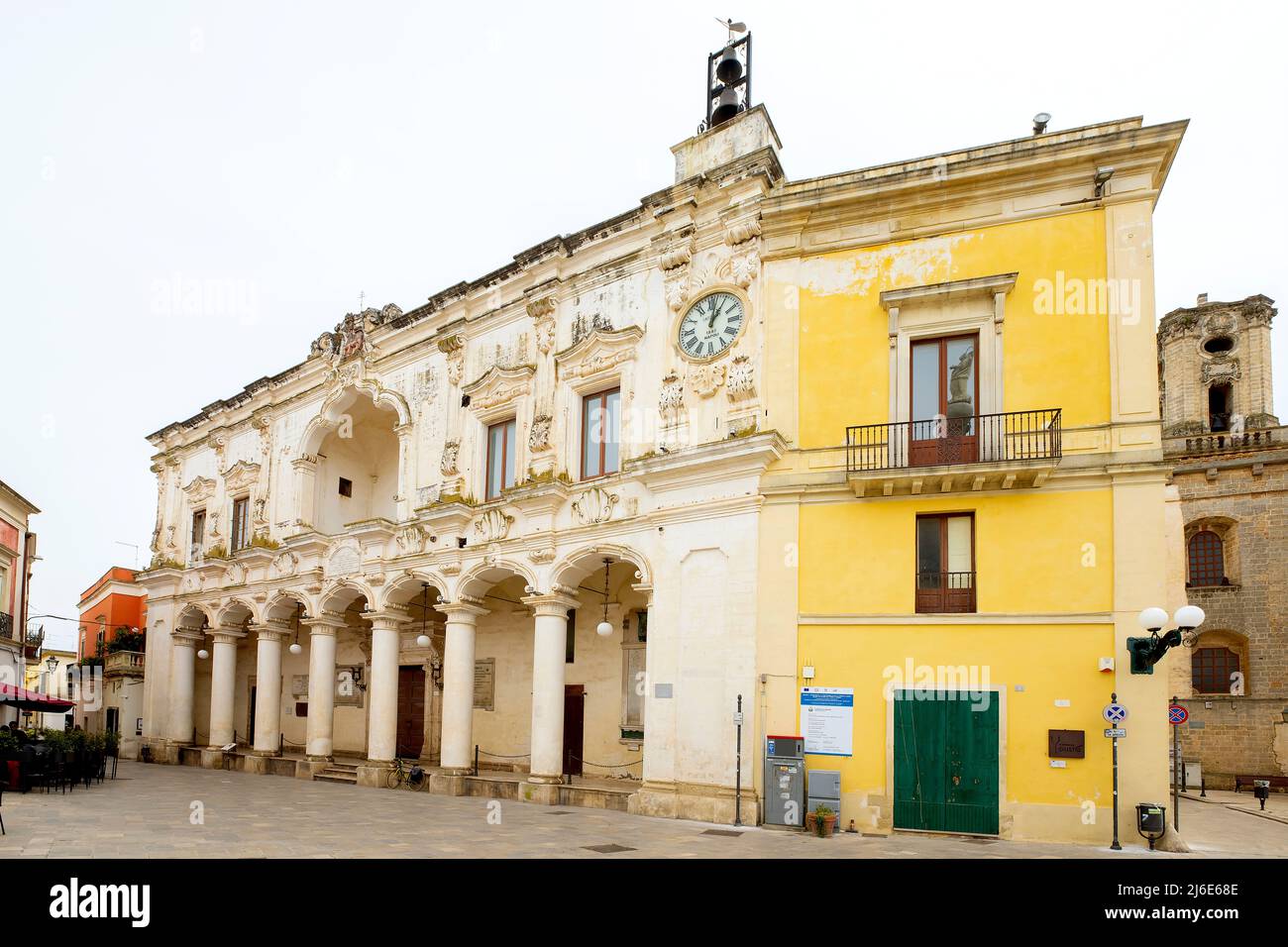 L'antico Palazzo Municopale, (Antico Palazzo di Città), Nardò, Salento. Puglia. Italia. Foto Stock