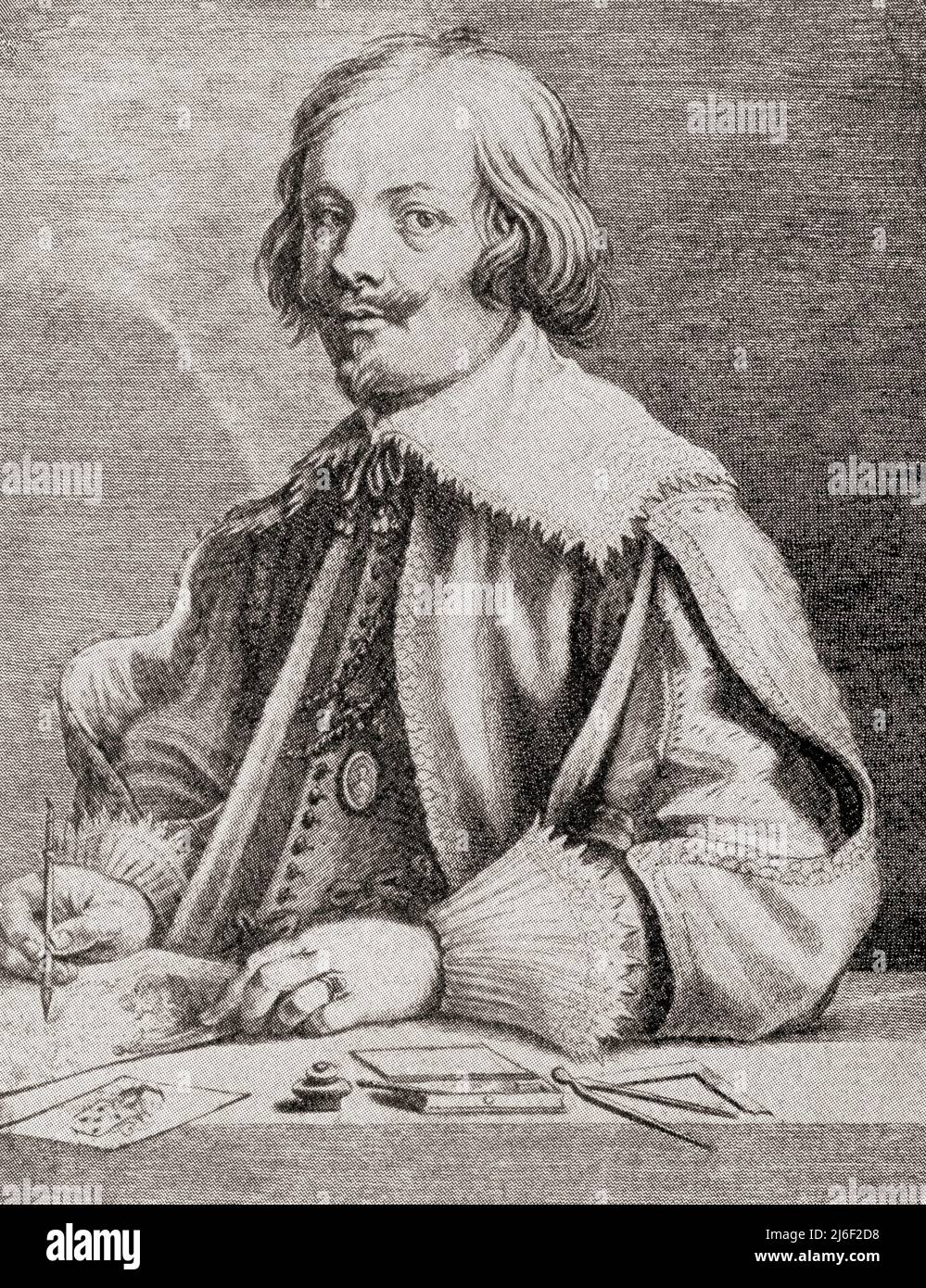 Jacques Callot, c.. 1592 – 1635. Stampatore barocco e disegnatore del Ducato di Lorena. Da modi e modi, pubblicato il 1935. Foto Stock