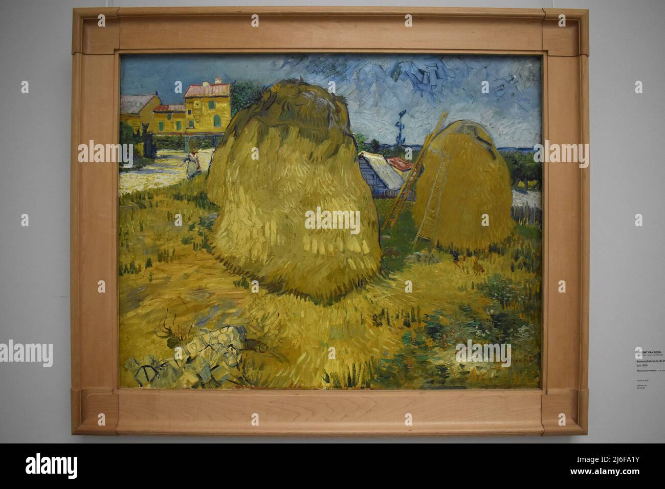 Vincent van Gogh. Pile di grano in Provenza c. 12-13 giugno 1888. Museo Kröller-Müller. Foto Stock