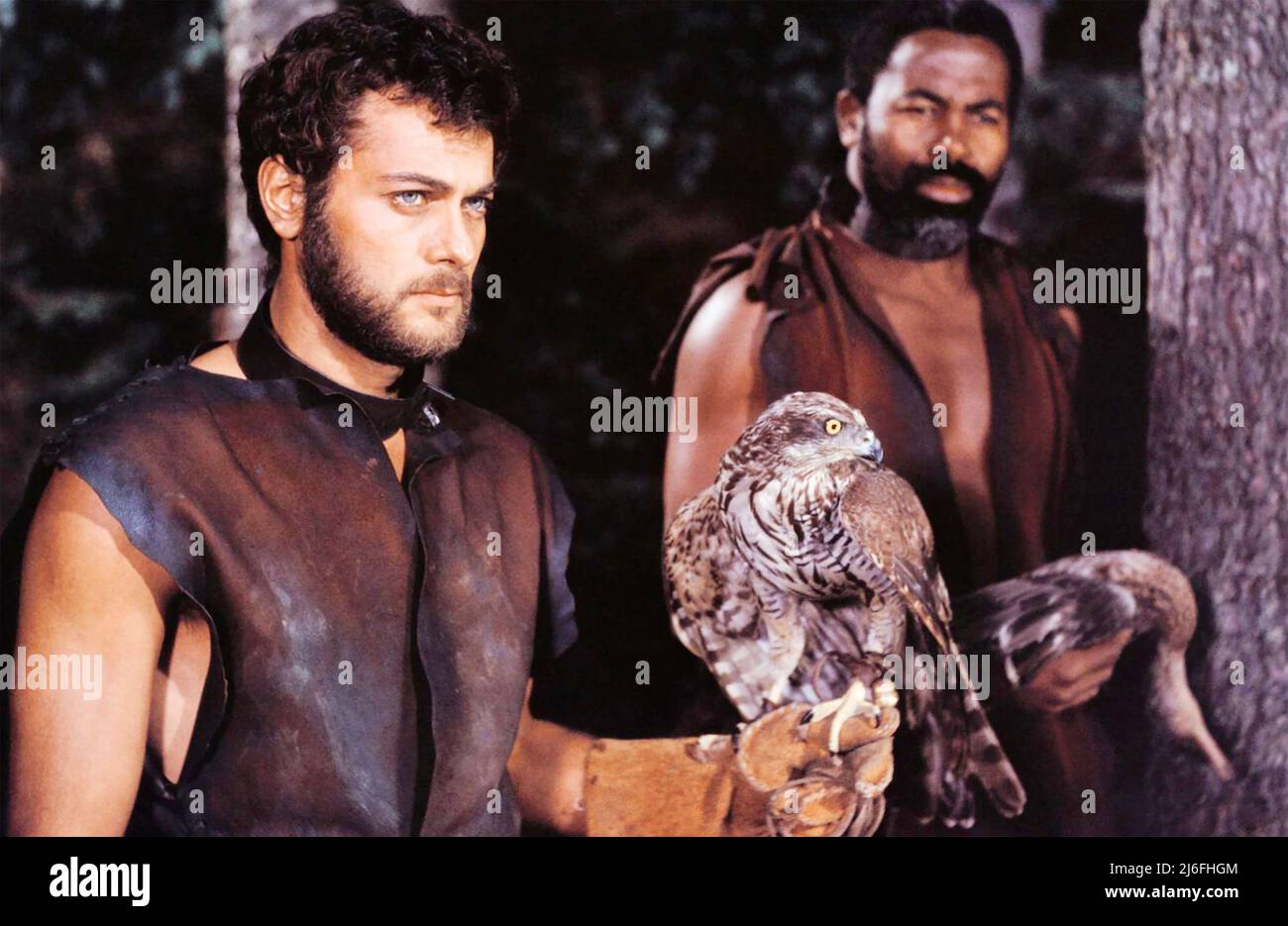 THE VIKINGS 1958 United Artists film con Tony Curtis Foto Stock