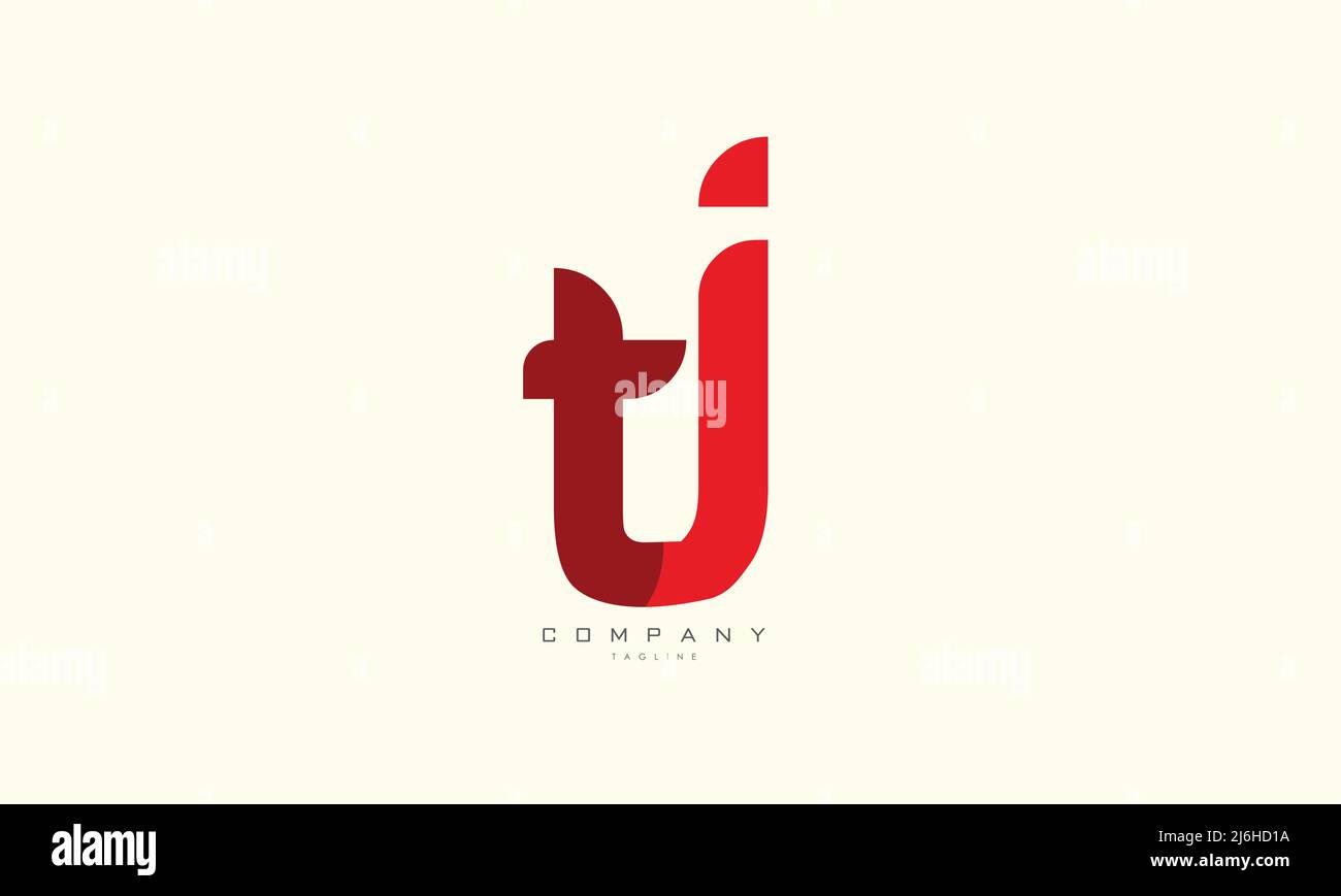 Lettere alfabetiche iniziali logo monogramma Illustrazione Vettoriale