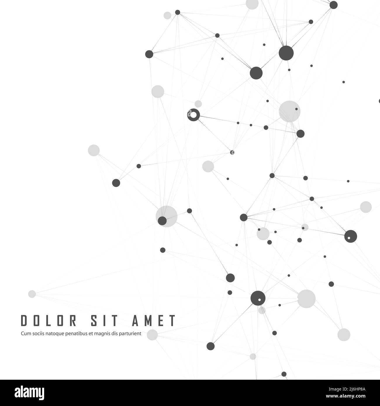 Struttura molecolare base scientifica di molecole di collegamento per medicina, chimica scientifica e tecnica. Illustrazione vettoriale Illustrazione Vettoriale