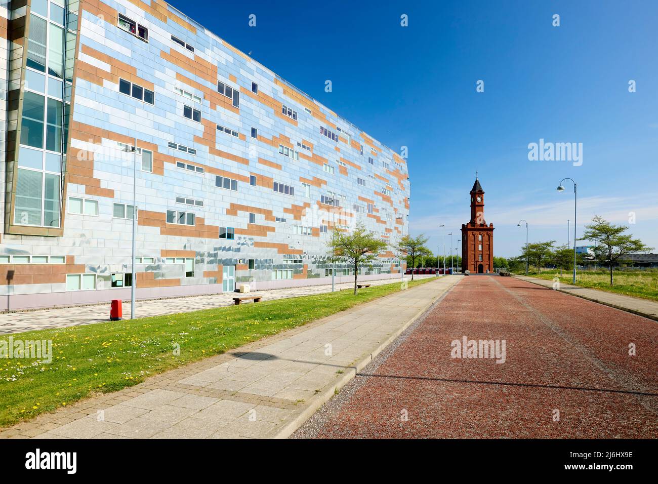 Middlesbrough College a Middlehaven Foto Stock