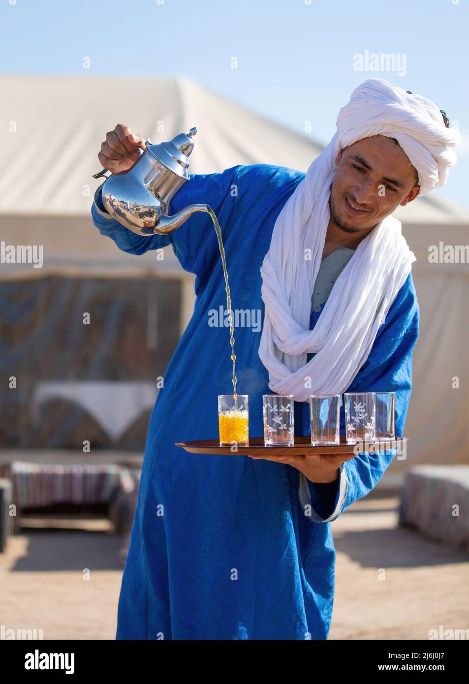 Gente di Marrakech, Agafay Foto Stock