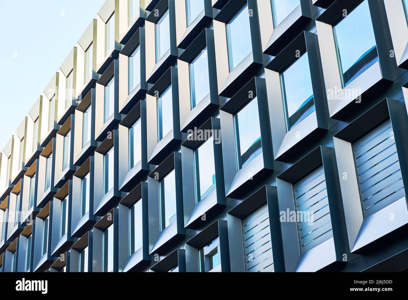 Nuovo complesso moderno di appartamenti residenziali in Europa Foto Stock