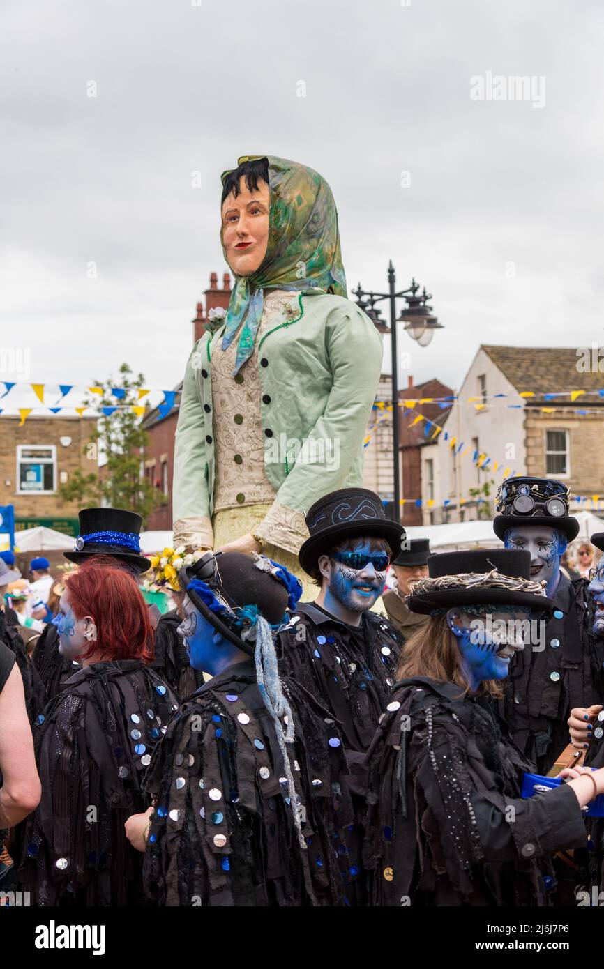 Morris Dancing all'Ossett Bercart Festival 2019 Foto Stock
