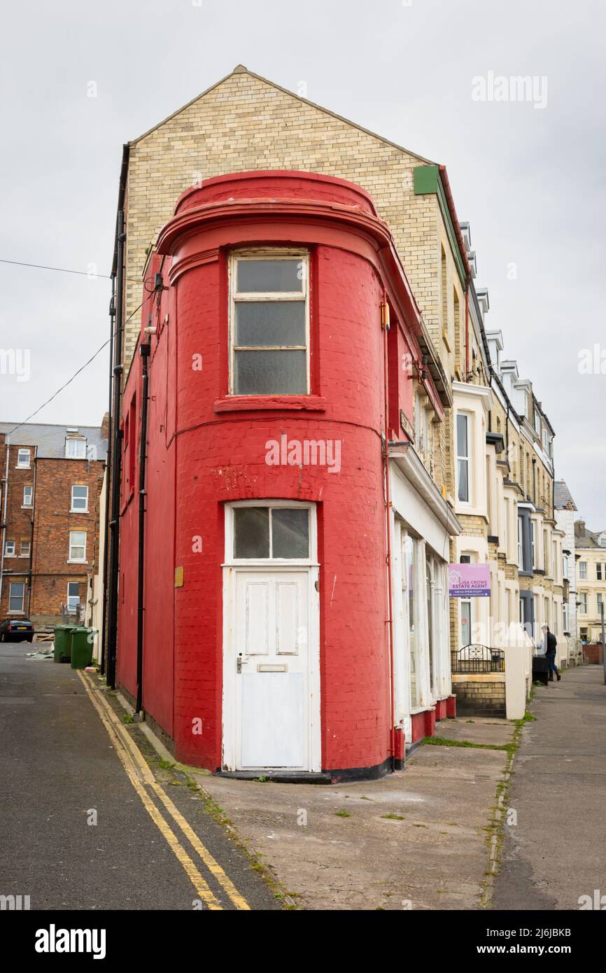Casa o edificio di forma insolita, Scarborough, Yorkshire UK 2022 Foto Stock