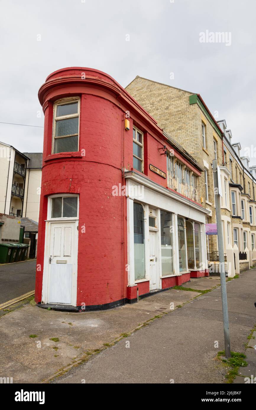Casa o edificio di forma insolita, Scarborough, Yorkshire UK 2022 Foto Stock