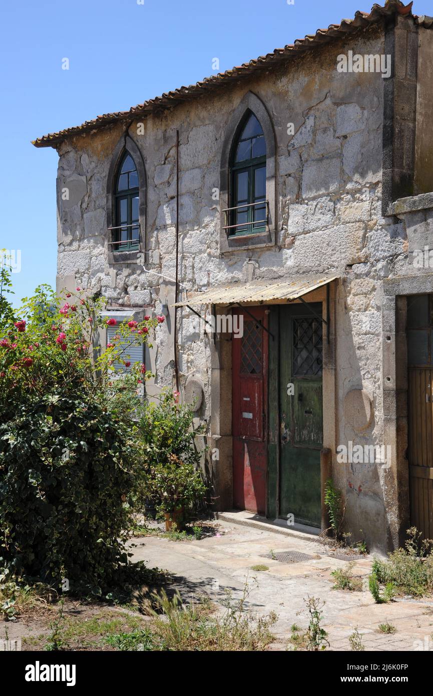 Una vecchia casa, Porto, Portogallo Foto Stock