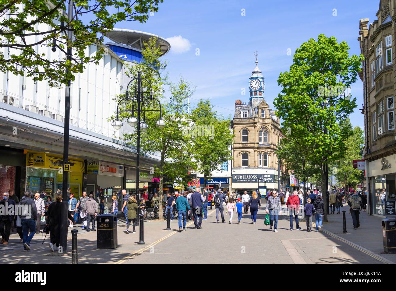 Doncaster frenchgate centro commerciale e shopping a St Sepulcher Gate nel centro della città di Doncaster South Yorkshire Inghilterra UK GB Europe Foto Stock