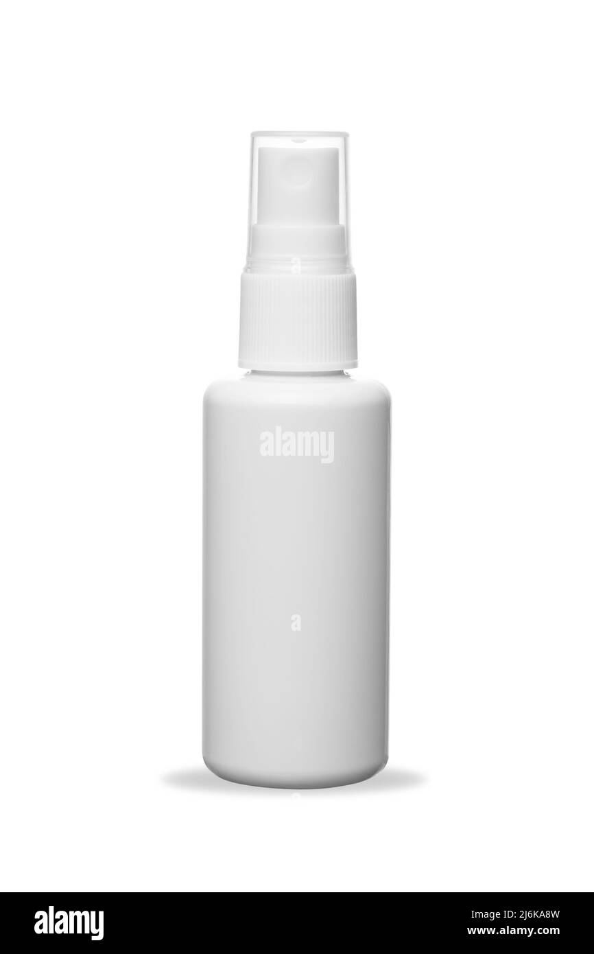bottiglia per la pelle bianca con spazio per la copia Foto Stock