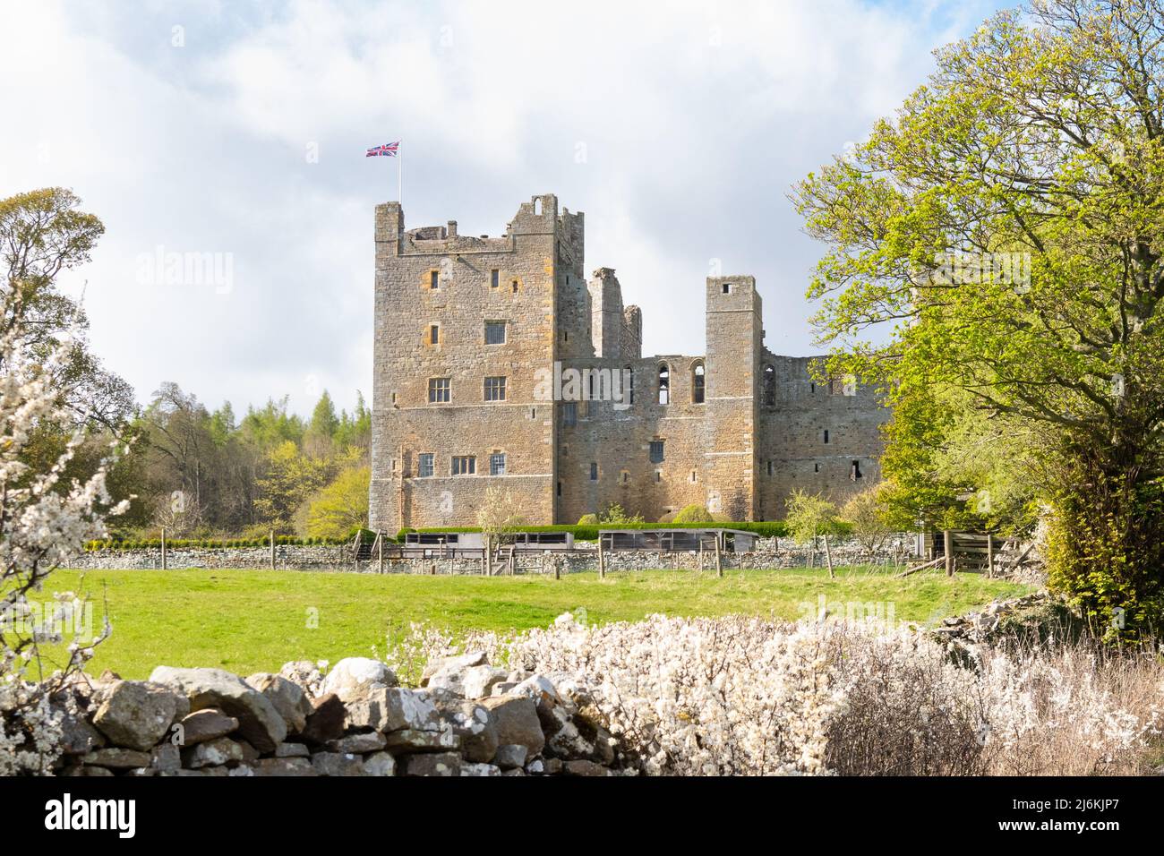 Bolton Castle, Leyburn, North Yorkshire, Inghilterra, Regno Unito Foto Stock