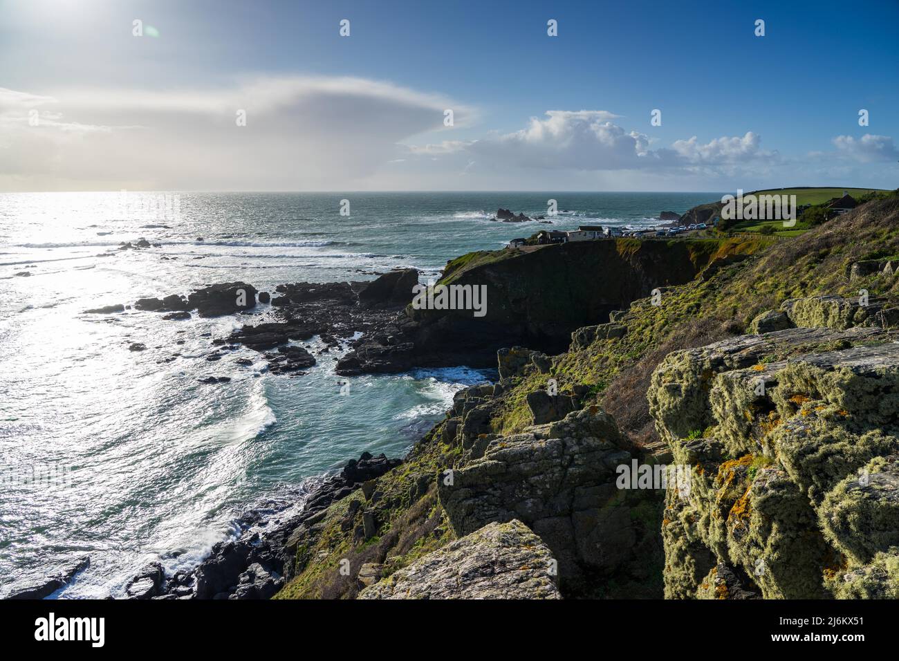 Lizard Point, Cornwall, Inghilterra Foto Stock
