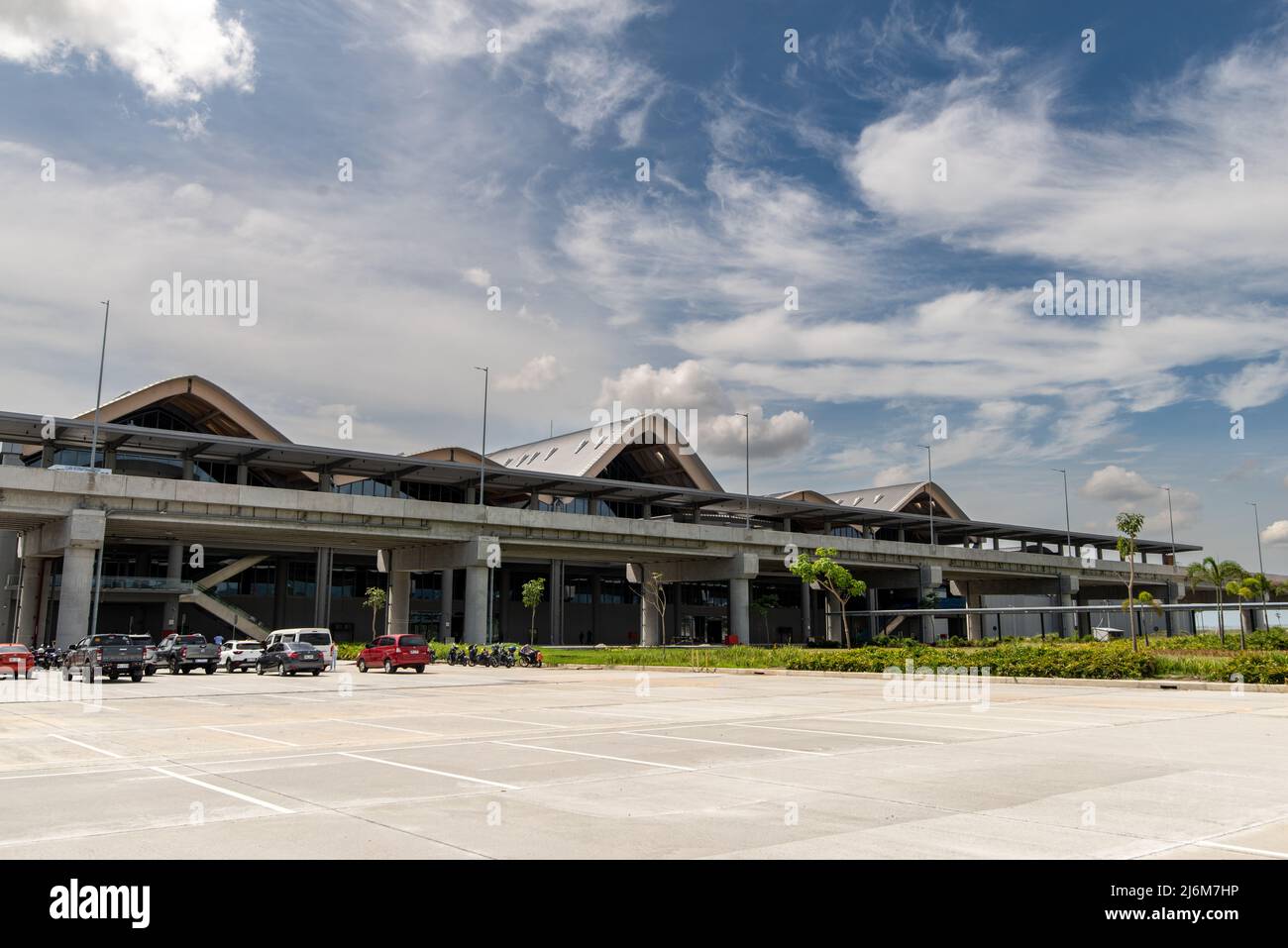 CLARK, FILIPPINE - Apr 30,2022 Terminal passeggeri presso l'Aeroporto Internazionale Clark New, un punto di accesso internazionale per le Filippine all'interno di Clark Freep Foto Stock
