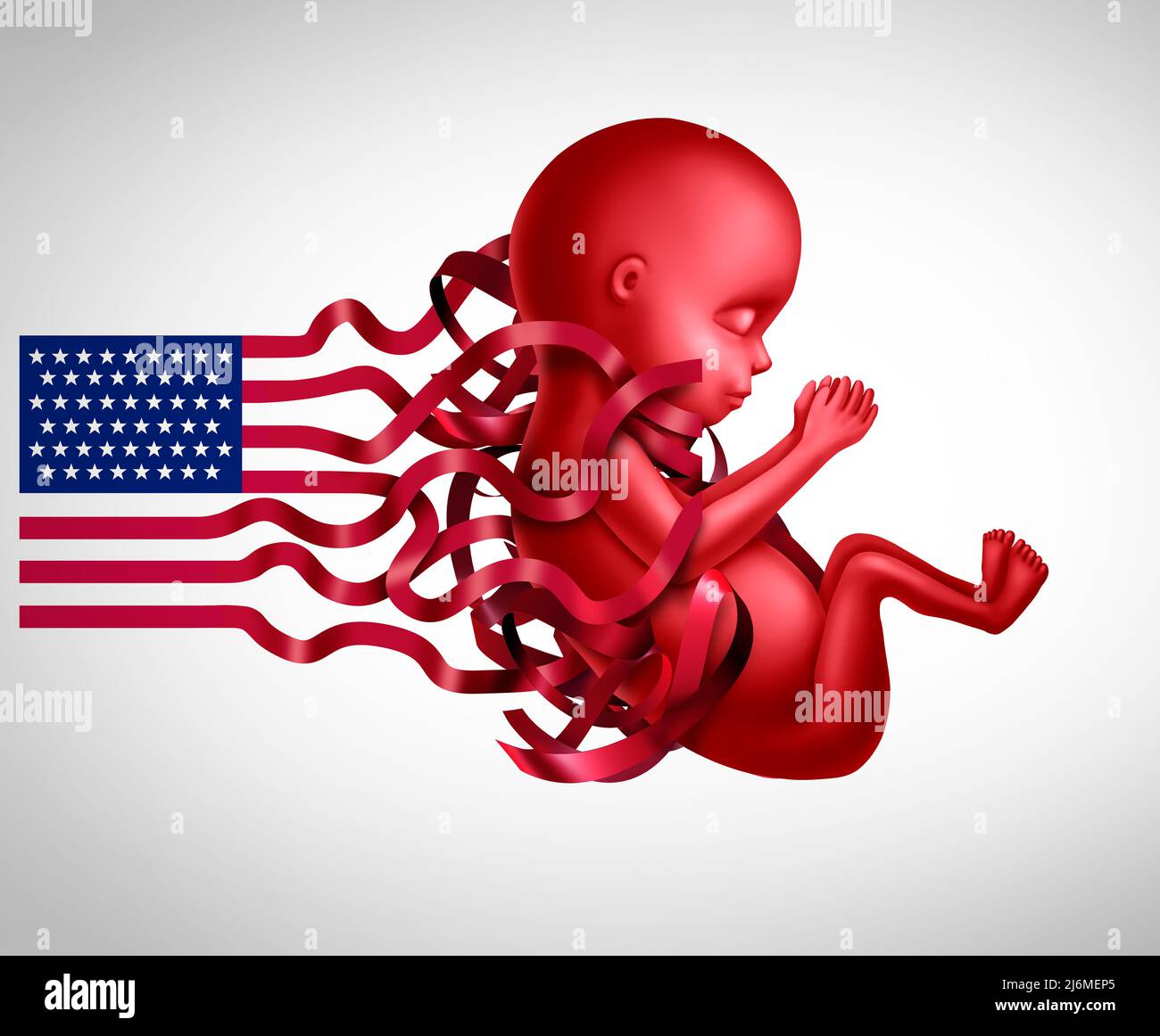 Leggi statunitensi sull'aborto e leggi statunitensi sull'aborto o diritti riproduttivi in America come concetto legale per la riproduzione come sentenza suprema del tribunale pro Foto Stock