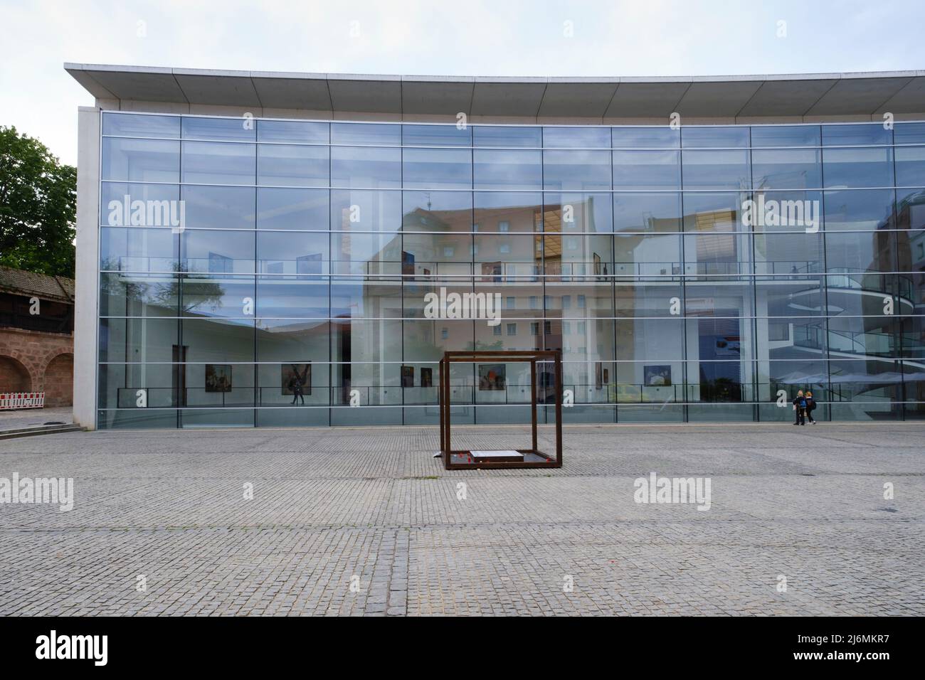 Nuovo museo di arte e design, Norimberga Foto Stock