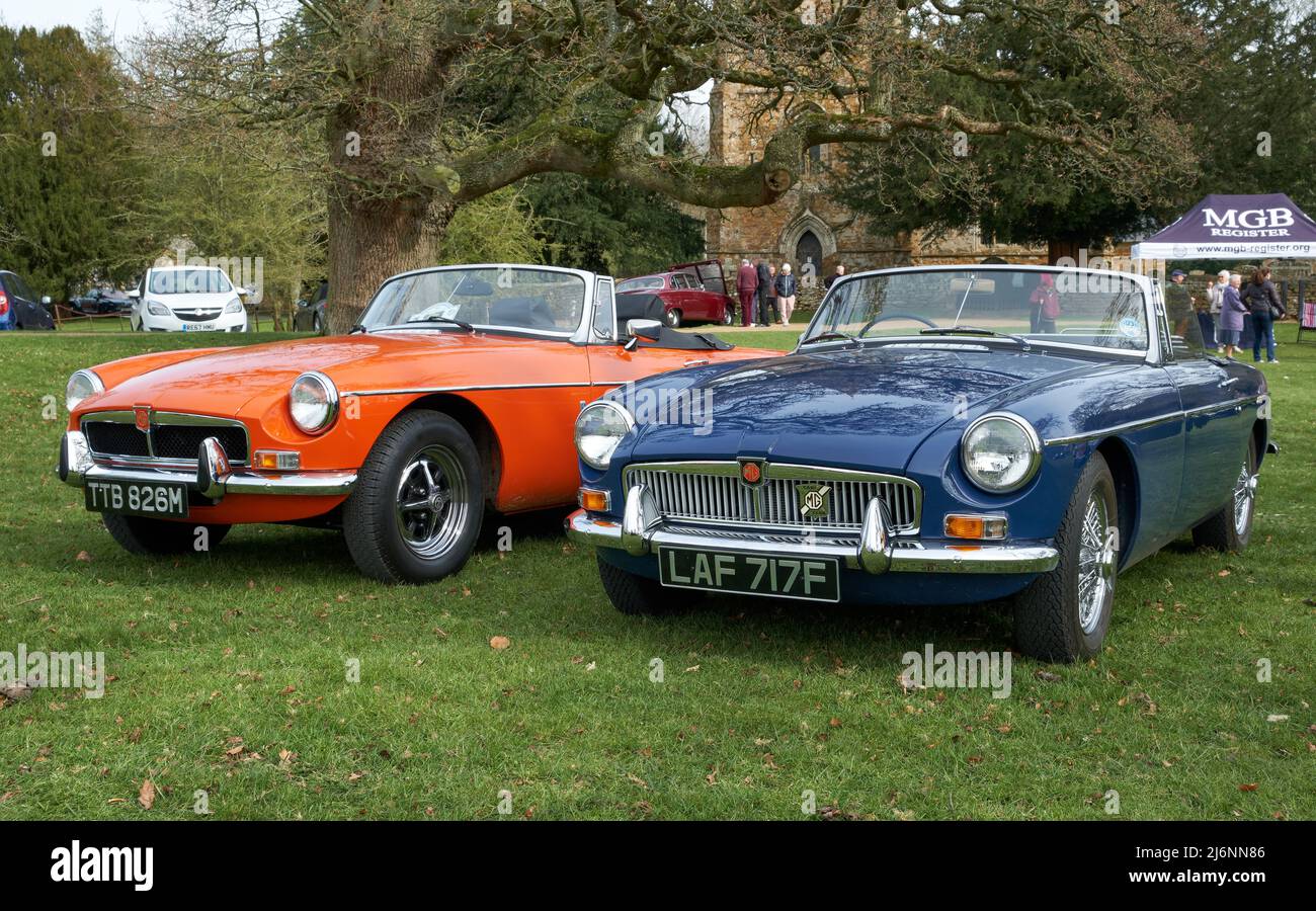 Auto sportive Classic MGB Foto Stock