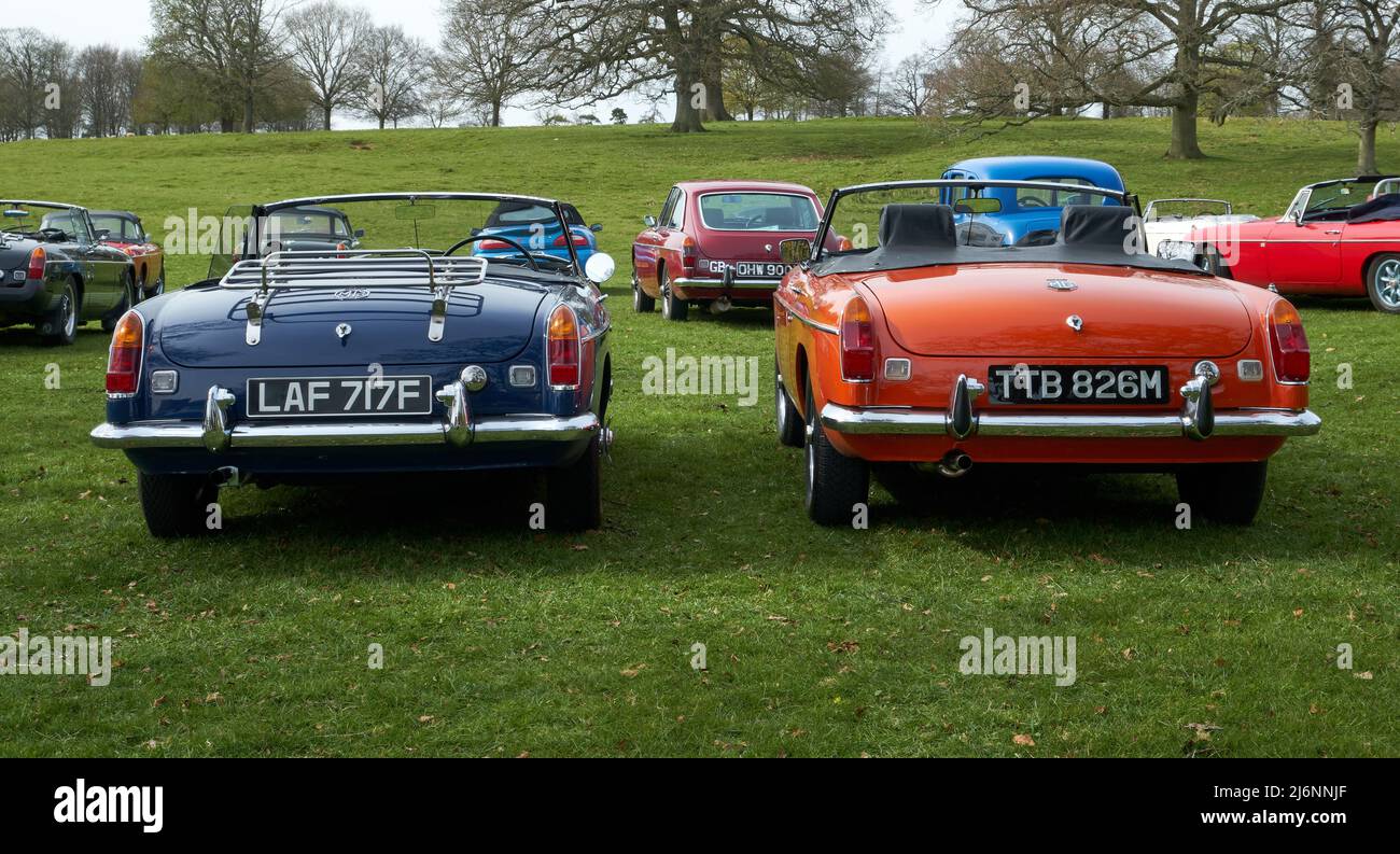 Auto sportive Classic MGB Foto Stock