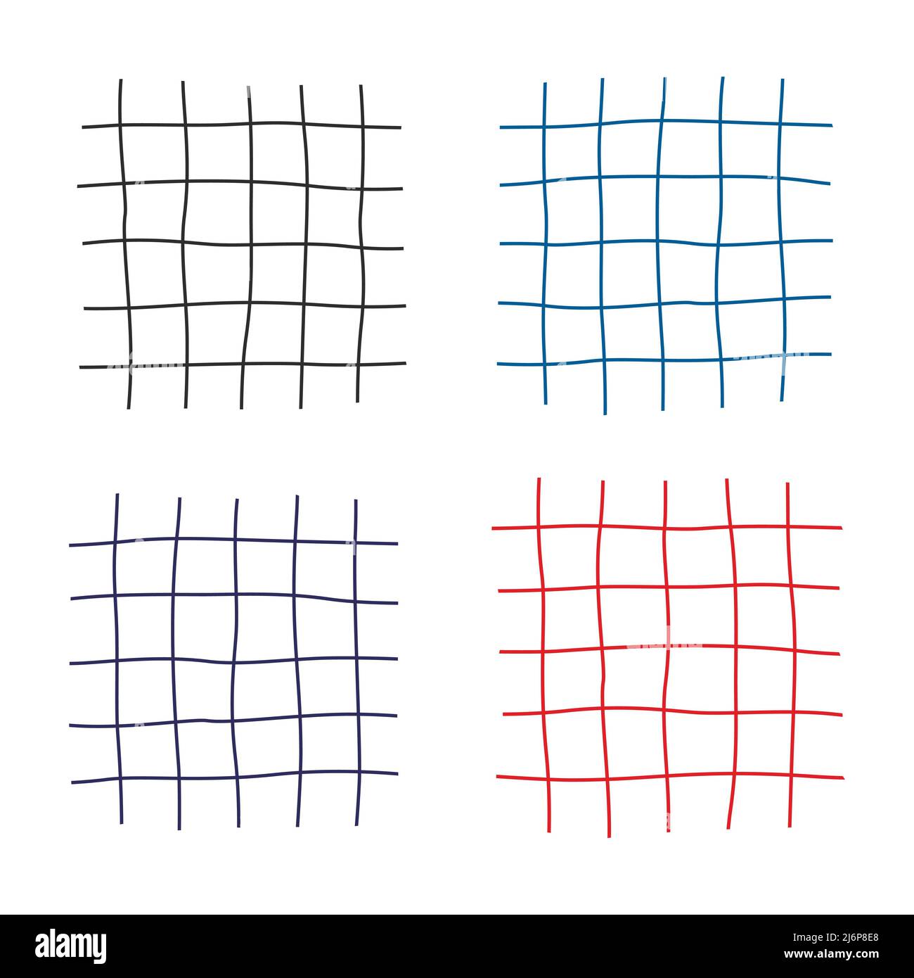 Cella disegnata a mano, elemento di design per decorazione. Illustrazione Vettoriale