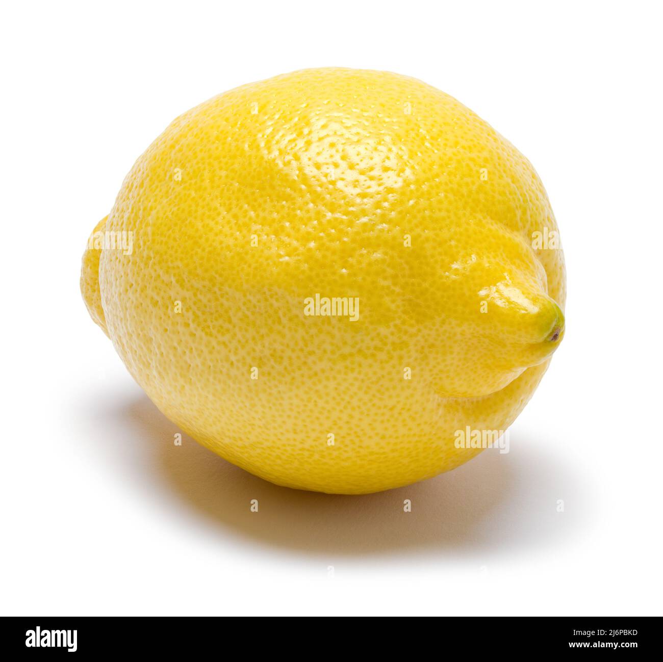 Cut out al limone biologico crudo su bianco. Foto Stock Cut out al limone biologico crudo su bianco. Foto Stock