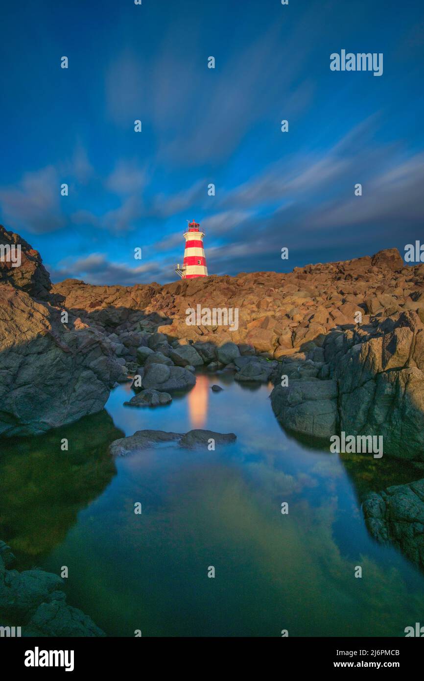 Canada, Maritimes, Digby County, Brier Island Lighthouse Foto Stock