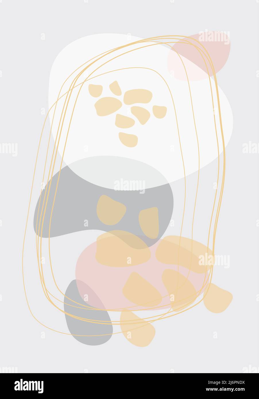 Immagine vettoriale di sfondi creativi astratti in uno stile minimalistico e alla moda con spazio per copiare il testo. Illustrazione Vettoriale