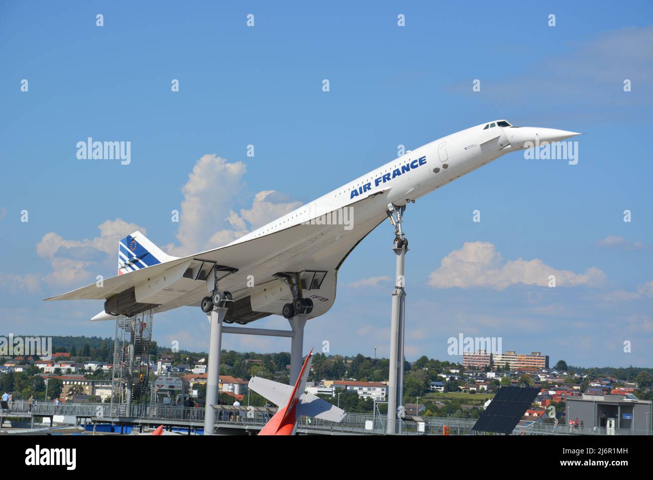 Air France Concorde in 'Technik-Museum' Sinsheim, Germania Foto Stock