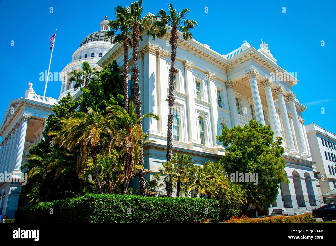 California state Capital, vista laterale a basso profilo Foto Stock
