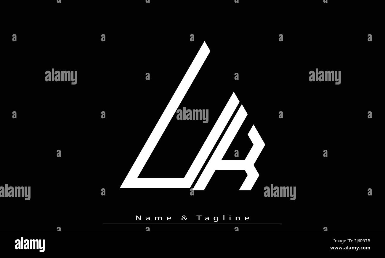Lettere alfabetiche iniziali logo monogramma UK , KU Illustrazione Vettoriale