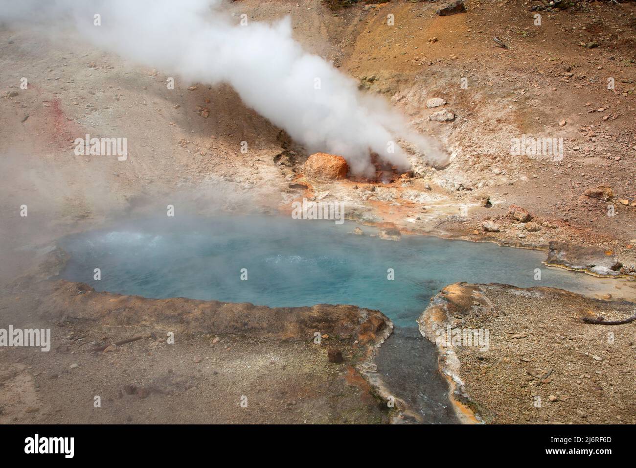 Beryl Spring, Yellowstone National Park, Wyomingv Foto Stock