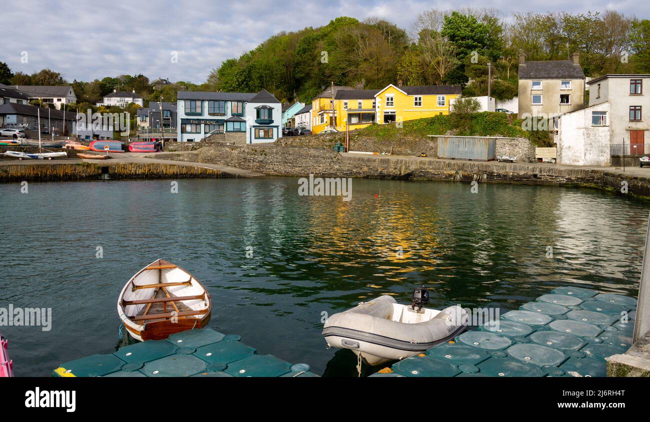 Glandore Harbour, West Cork, Irlanda Foto Stock