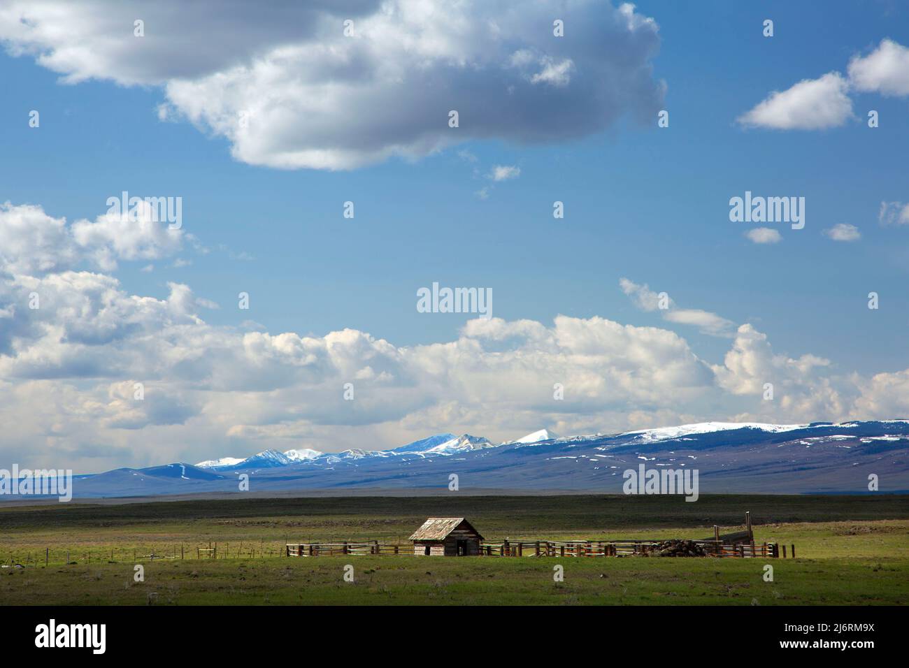 Ranch Corral, Clark County, Idaho Foto Stock