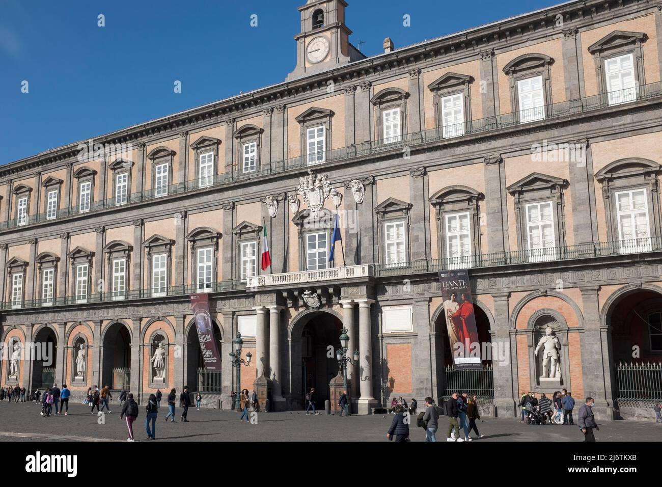 Il Palazzo Reale di Napoli Italia Foto Stock