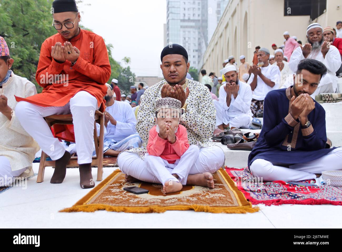 EID-ul-Fitr preghiera Foto Stock