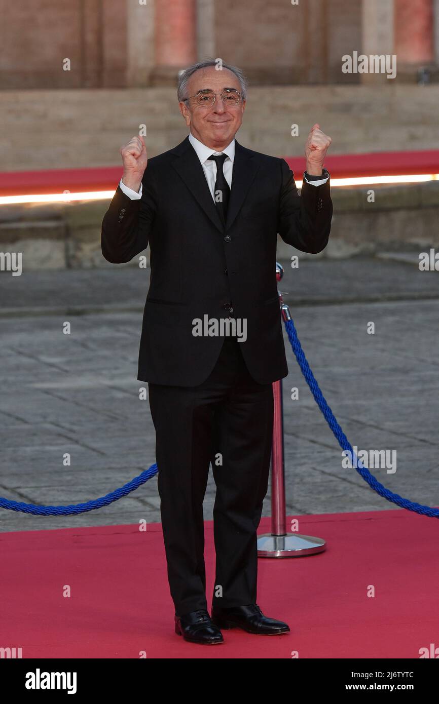 Italia, Roma, 03 maggio 2022. Il tappeto rosso del film di David di Donatello premia il 2022 agli Studios Cinecitta. Foto: Sivio Orlando Foto Fabio Mazzarella/Sintesi/Alamy Live News Foto Stock