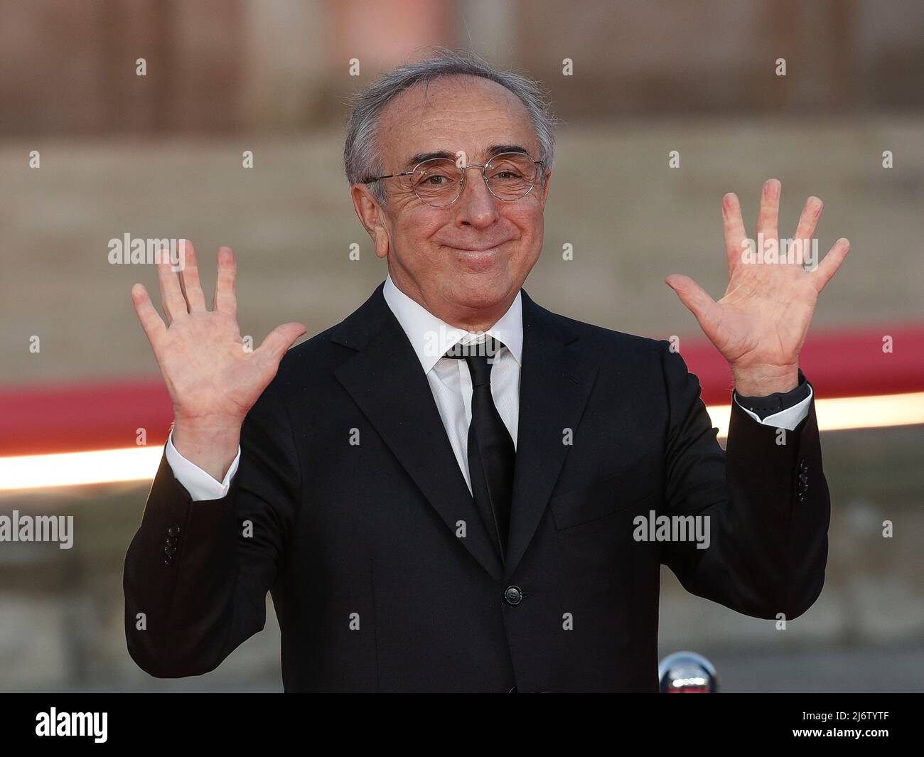 Italia, Roma, 03 maggio 2022. Il tappeto rosso del film di David di Donatello premia il 2022 agli Studios Cinecitta. Foto: Sivio Orlando Foto Fabio Mazzarella/Sintesi/Alamy Live News Foto Stock