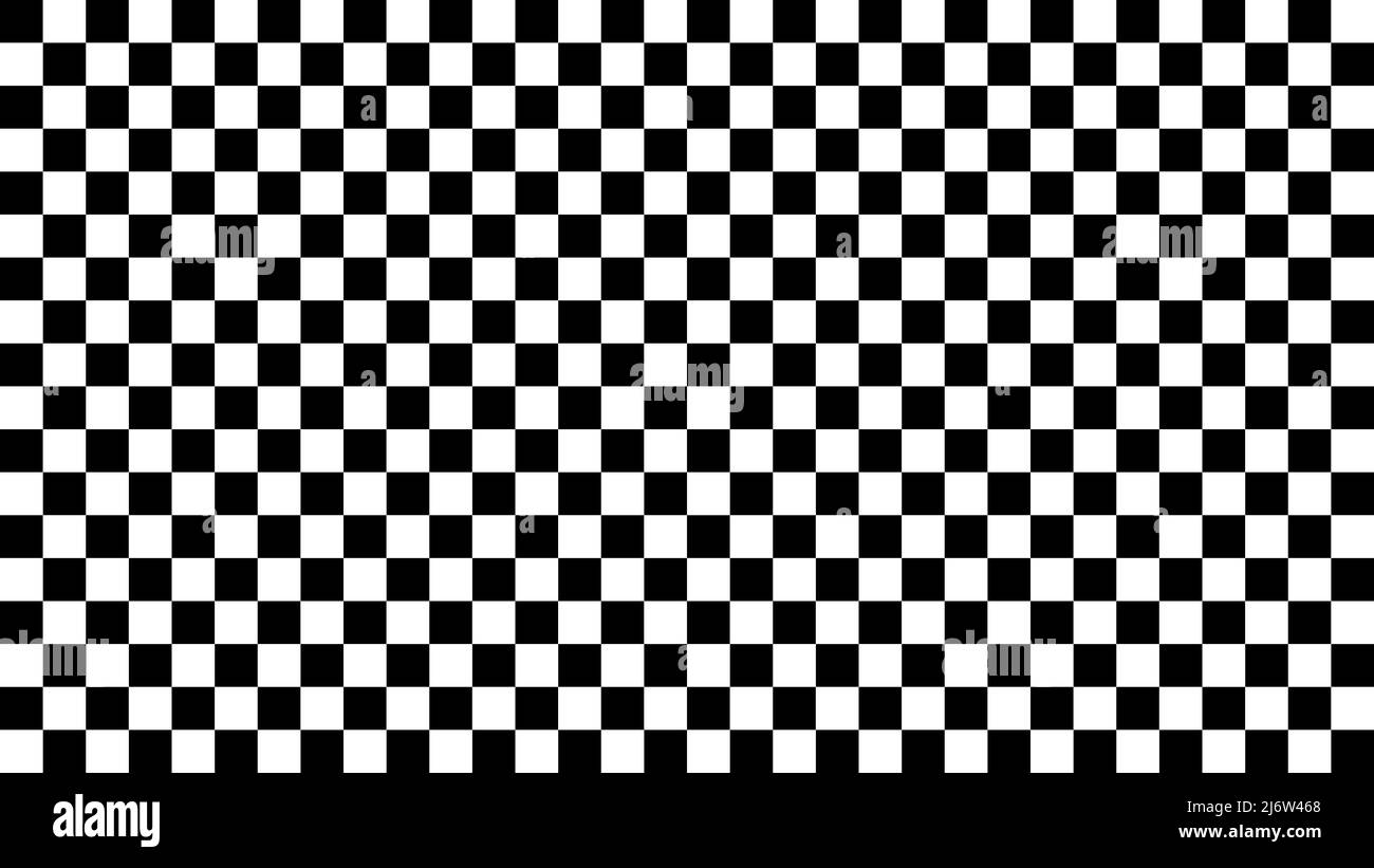 Bianco e nero sfondo a scacchi motivo senza cuciture. Illustrazione vettoriale Illustrazione Vettoriale
