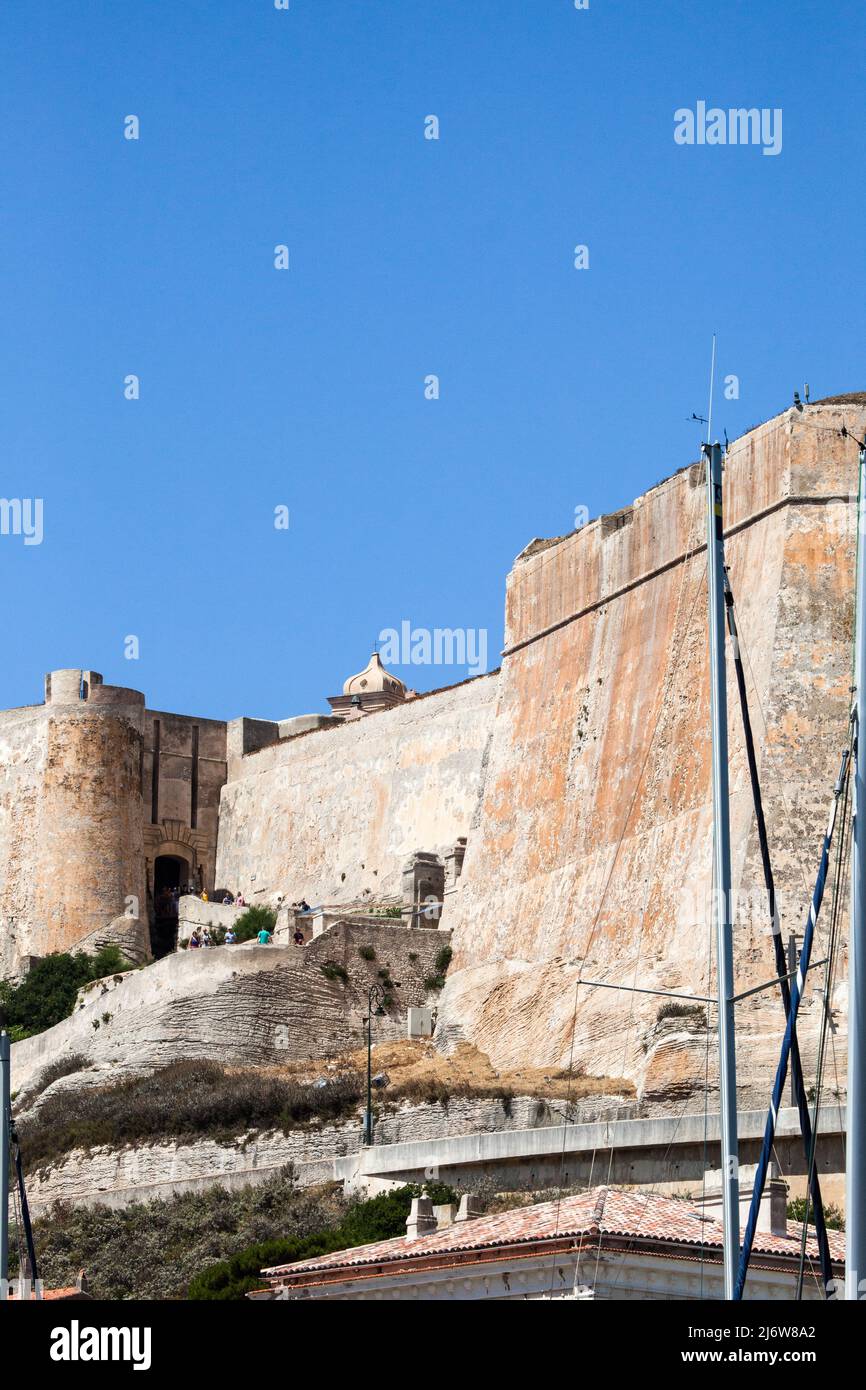 Bonifacio : Citadelle Foto Stock
