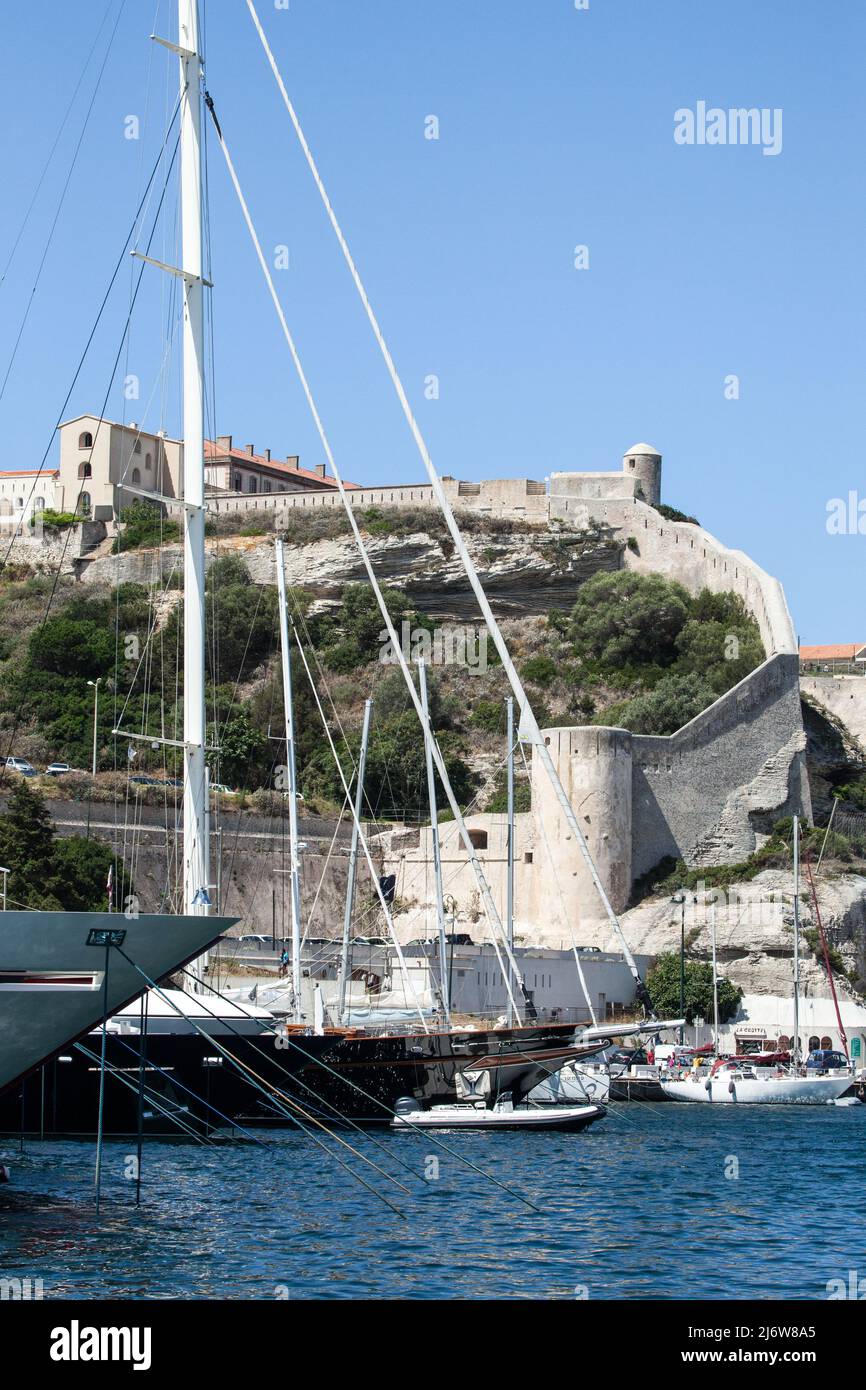 Bonifacio : Citadelle Foto Stock