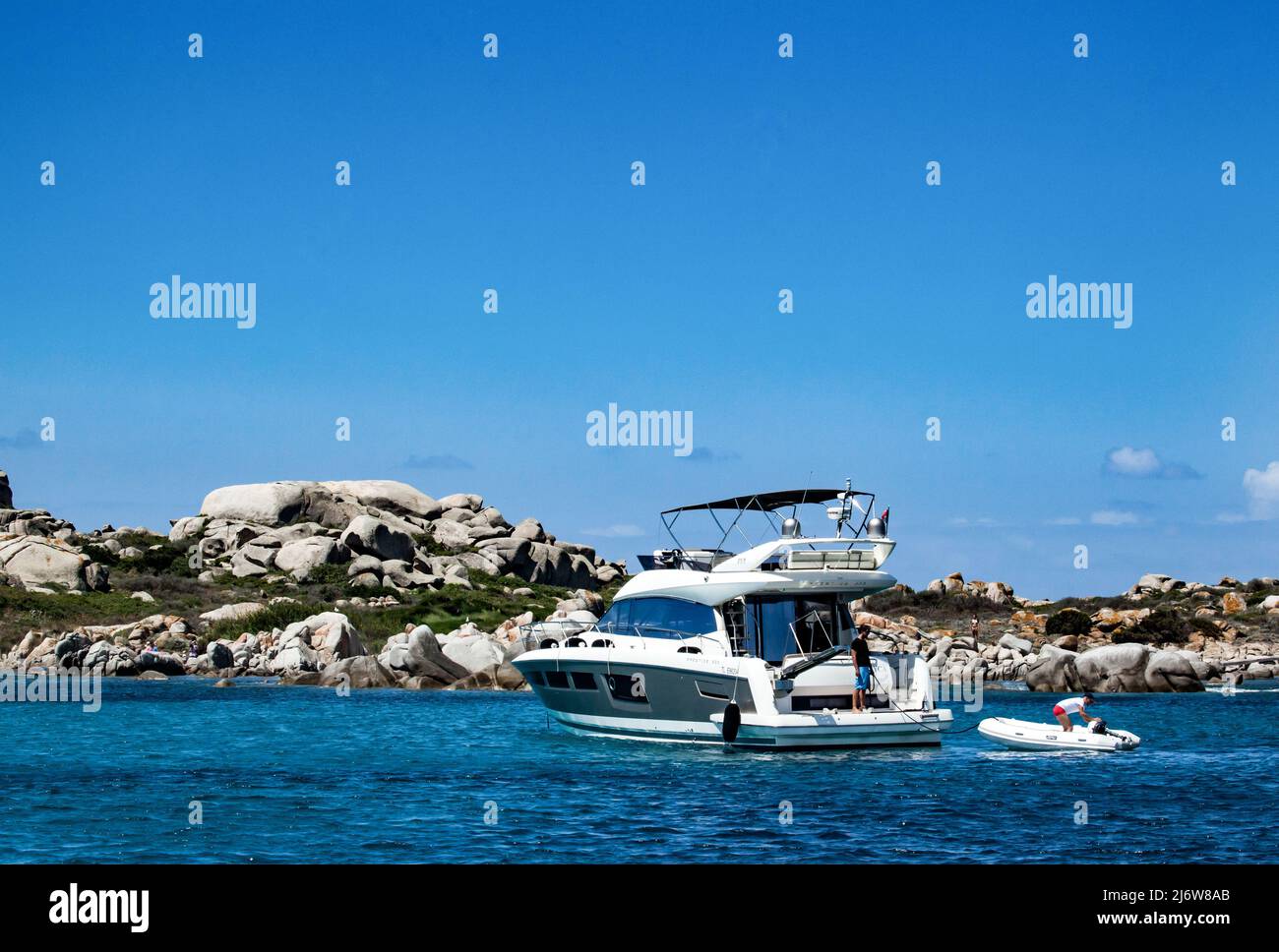 Bonifacio : Iles LAVEZZI Foto Stock