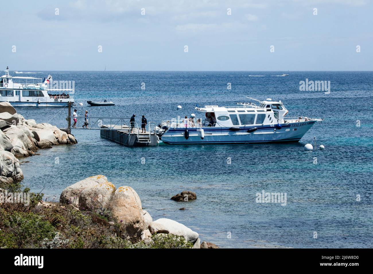 Bonifacio : Iles LAVEZZI Foto Stock