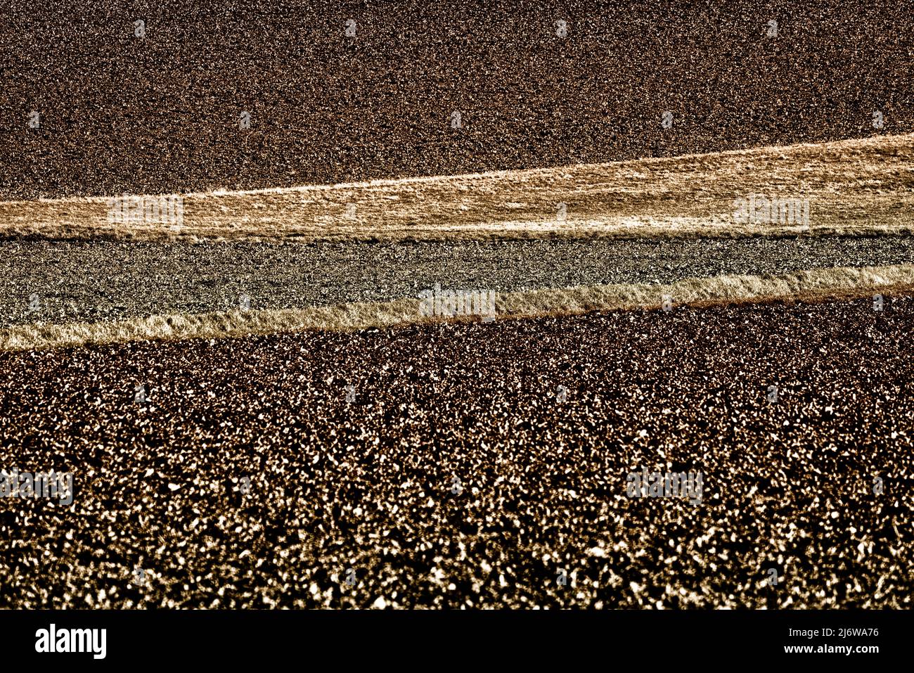 Campi agricoli nei pressi di Gewissensenruh, Wesertal, Weserbergland, Hesse, Germania Foto Stock