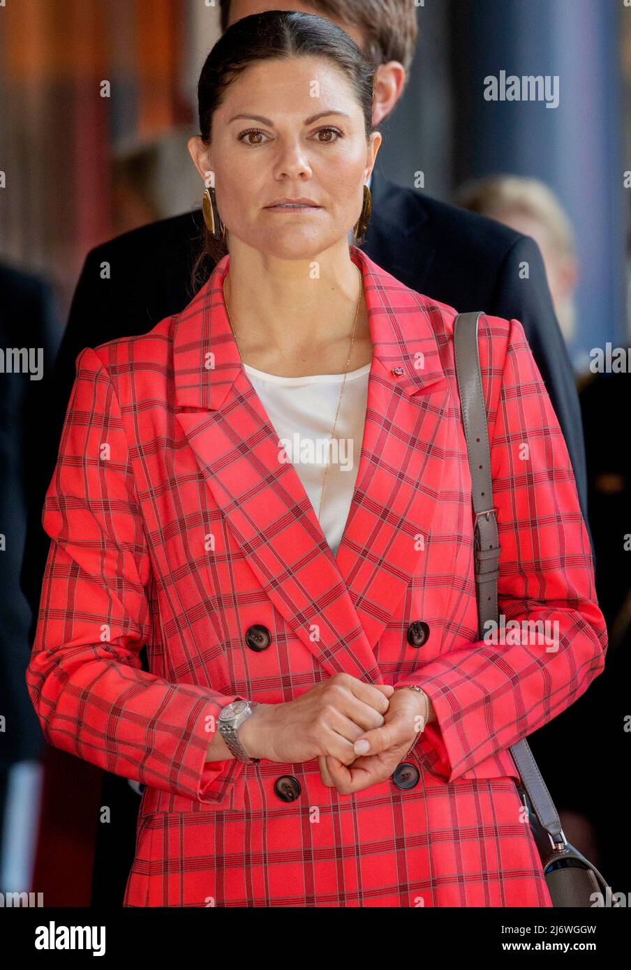 Crown Princess Victoria di Svezia al Lindholmen Science Park di Gothenburg, il 04 maggio 2022, per partecipare all'apertura del seminario di affari, l'ultimo di 3 una visita ufficiale in Svezia dalla Norvegia Foto: Albert Nieboer / Netherlands OUT / Point de Vue OUT Foto Stock