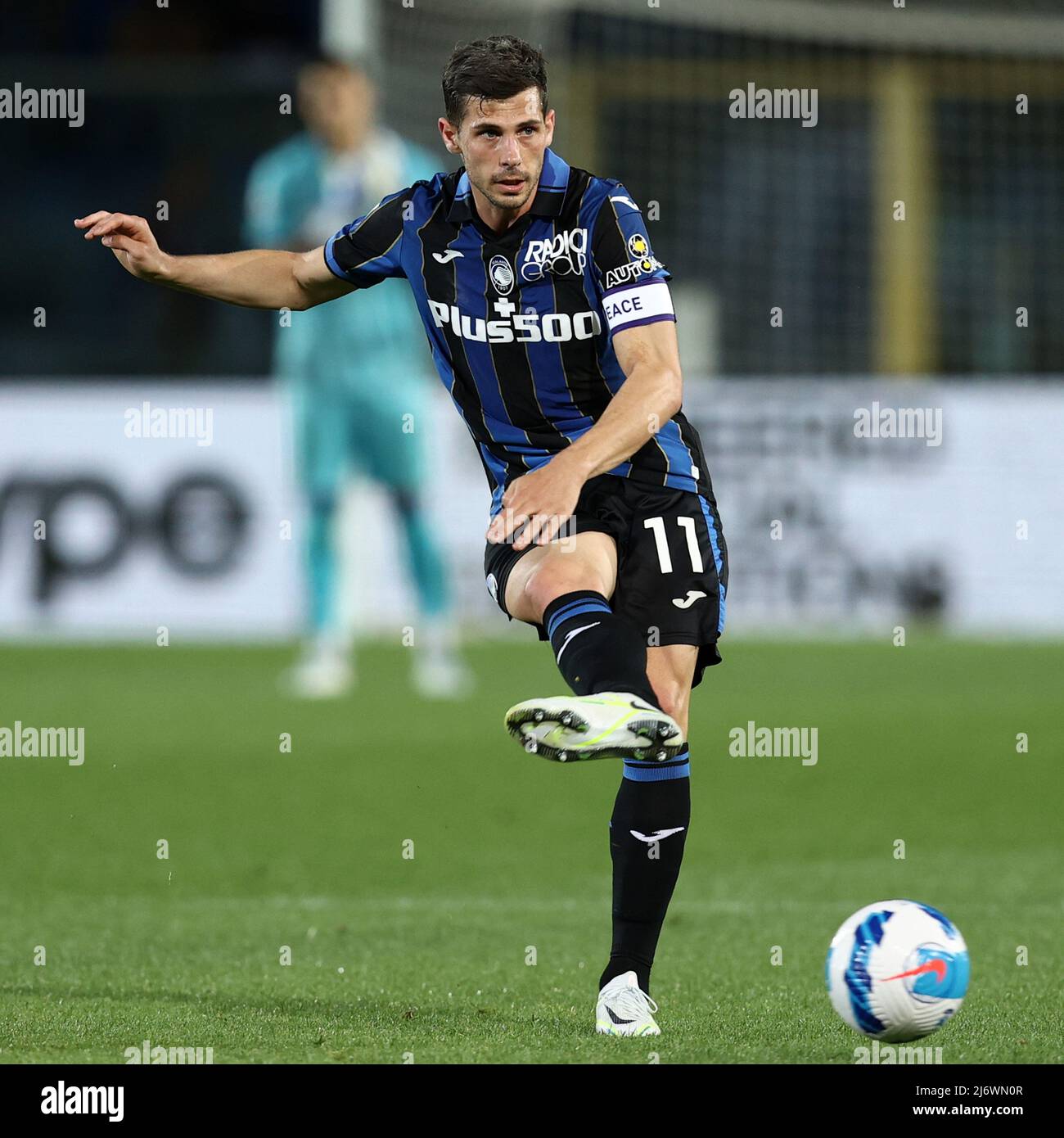 Remo Freuler (Atalanta BC) in azione durante Atalanta BC vs US Salernitana, partita di calcio italiana a Bergamo, 02 2022 maggio Foto Stock