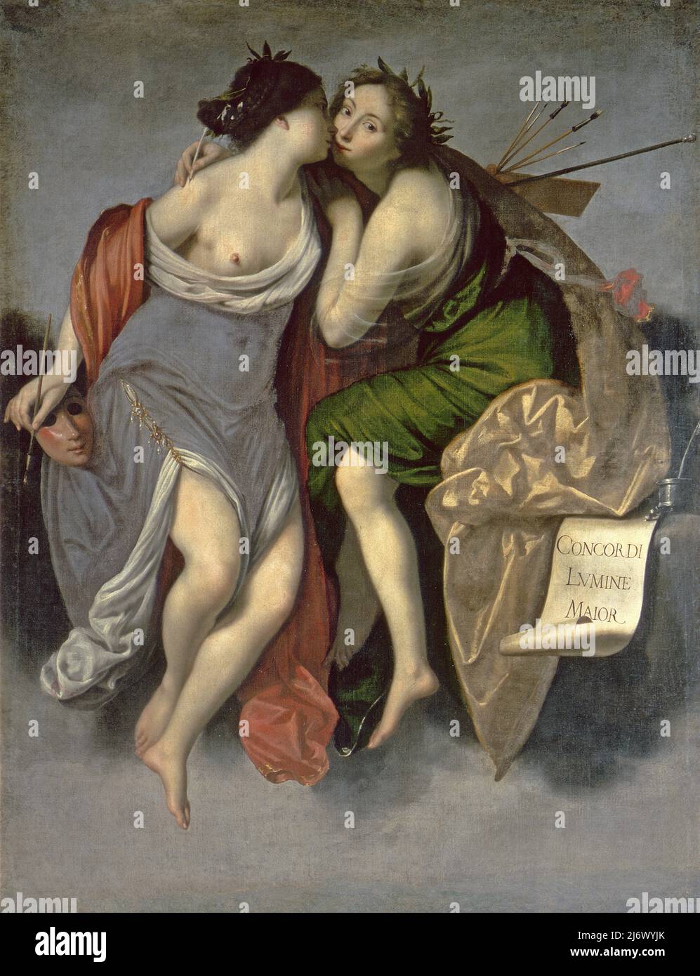 Crocifissione (tempera sul pannello) di Daddi, Bernardo (fl.1327-d.1348); Galleria dell'Accademia & Museo degli Strumenti musicali, Firenze, Toscana, Italia; fuori dal copyright. Foto Stock