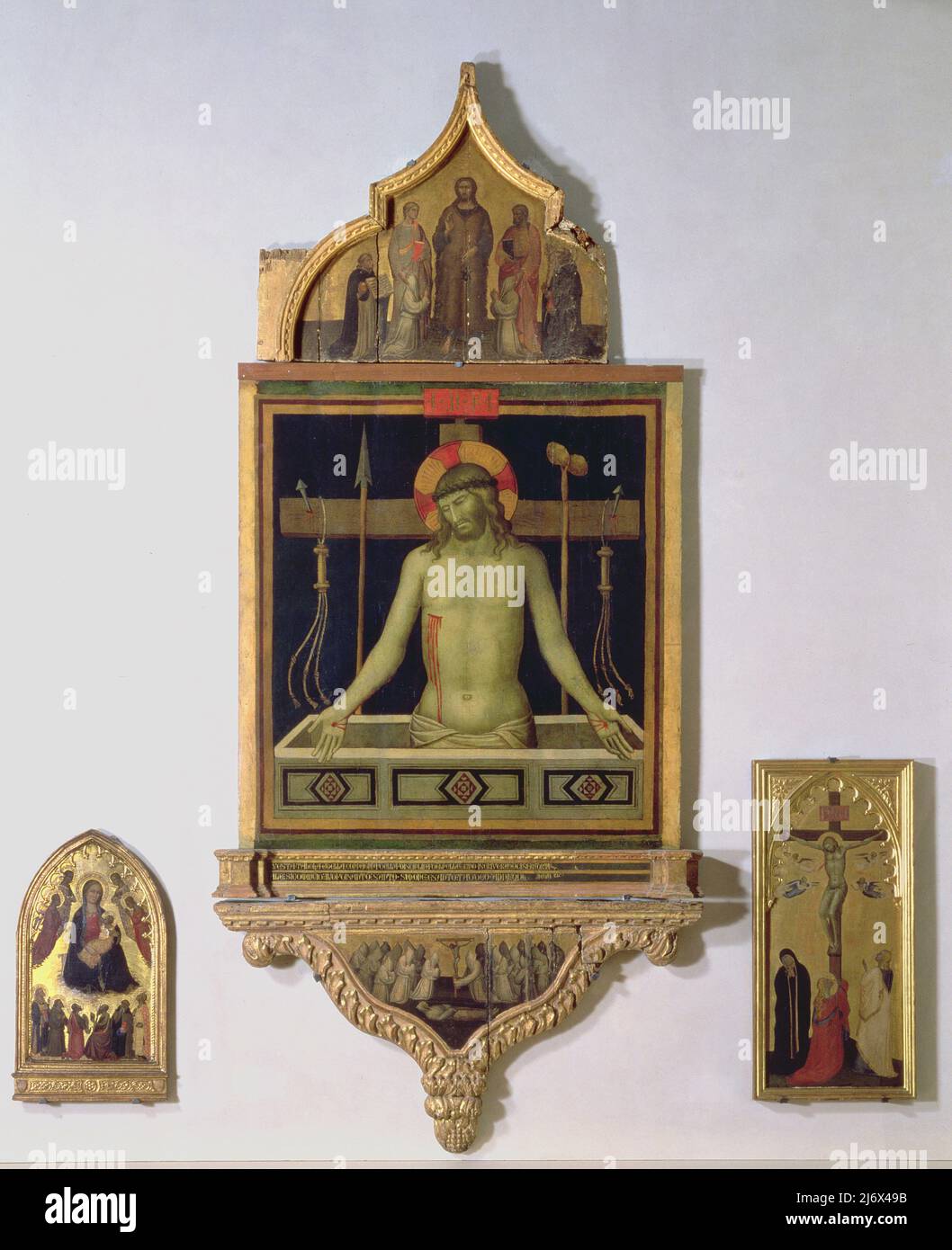 Cristo prima di Caiaphas di Frangipane, Niccolo (fl.1563-97); Galleria e Museo Estense, Modena, Italia; Italiano, fuori copyright. Foto Stock