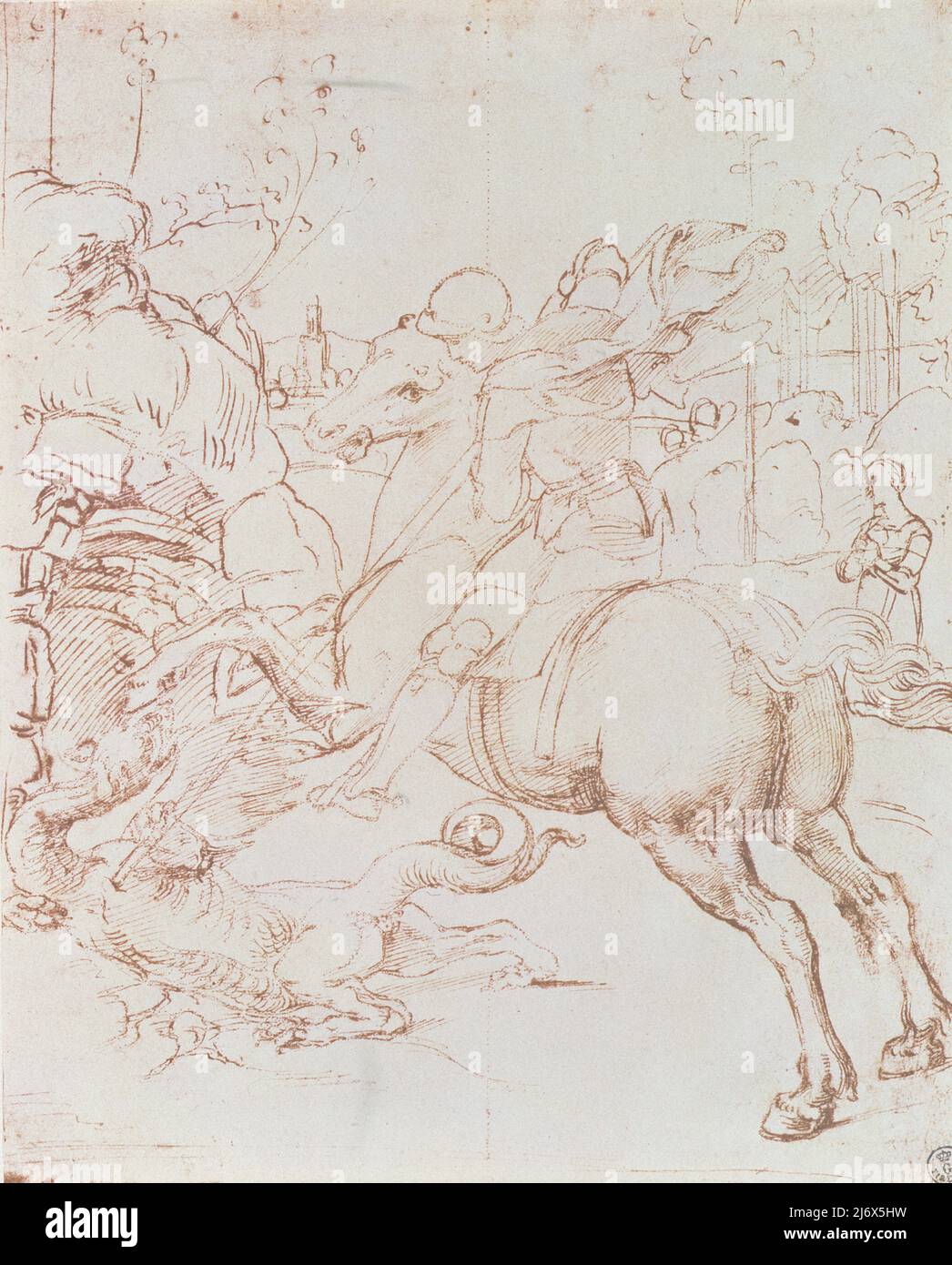 La Liberazione di San Pietro di Turchi, Alessandro (1579-1649); Galleria e Museo Estense, Modena, Italia; Italiano, fuori copyright. Foto Stock