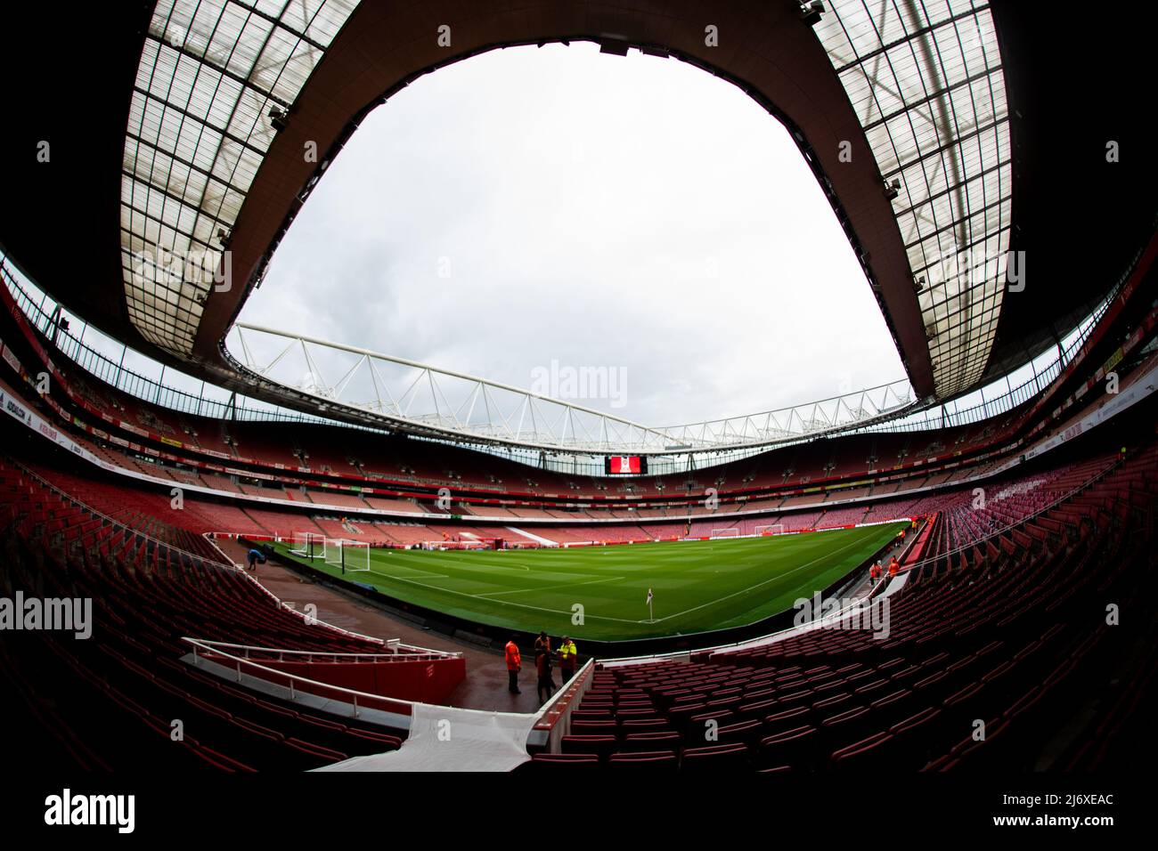 LONDRA, REGNO UNITO. MAGGIO 4th Emirates Stadium raffigurato durante il Barclays fa Women's Super League match tra Arsenal e Tottenham Hotspur all'Emirates Stadium di Londra mercoledì 4th maggio 2022. (Credit: Federico Maranesi | MI News) Credit: MI News & Sport /Alamy Live News Foto Stock
