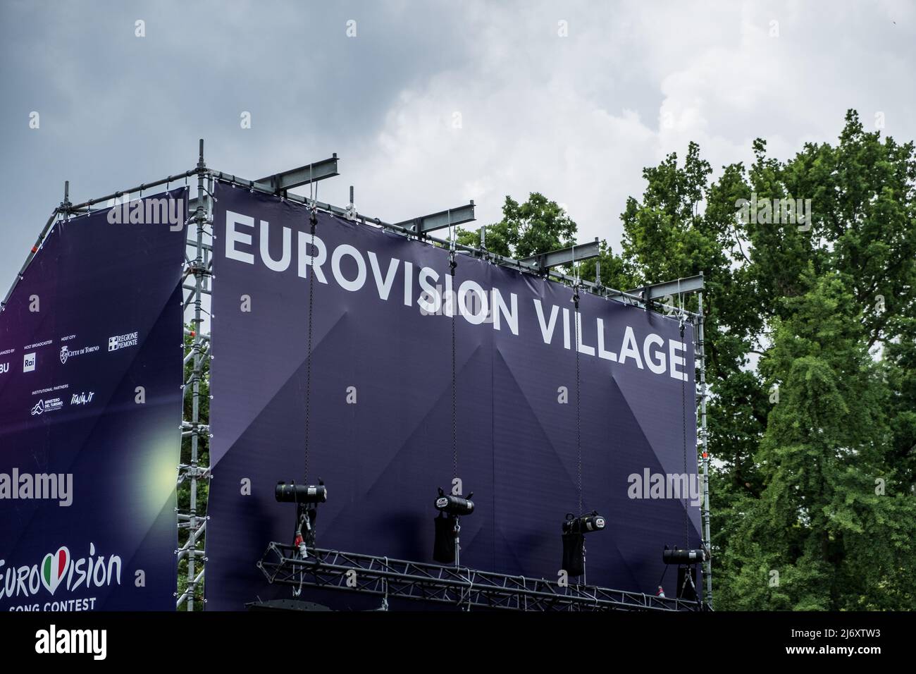 Festival delle canzoni di Eurovisione a Torino Foto Stock