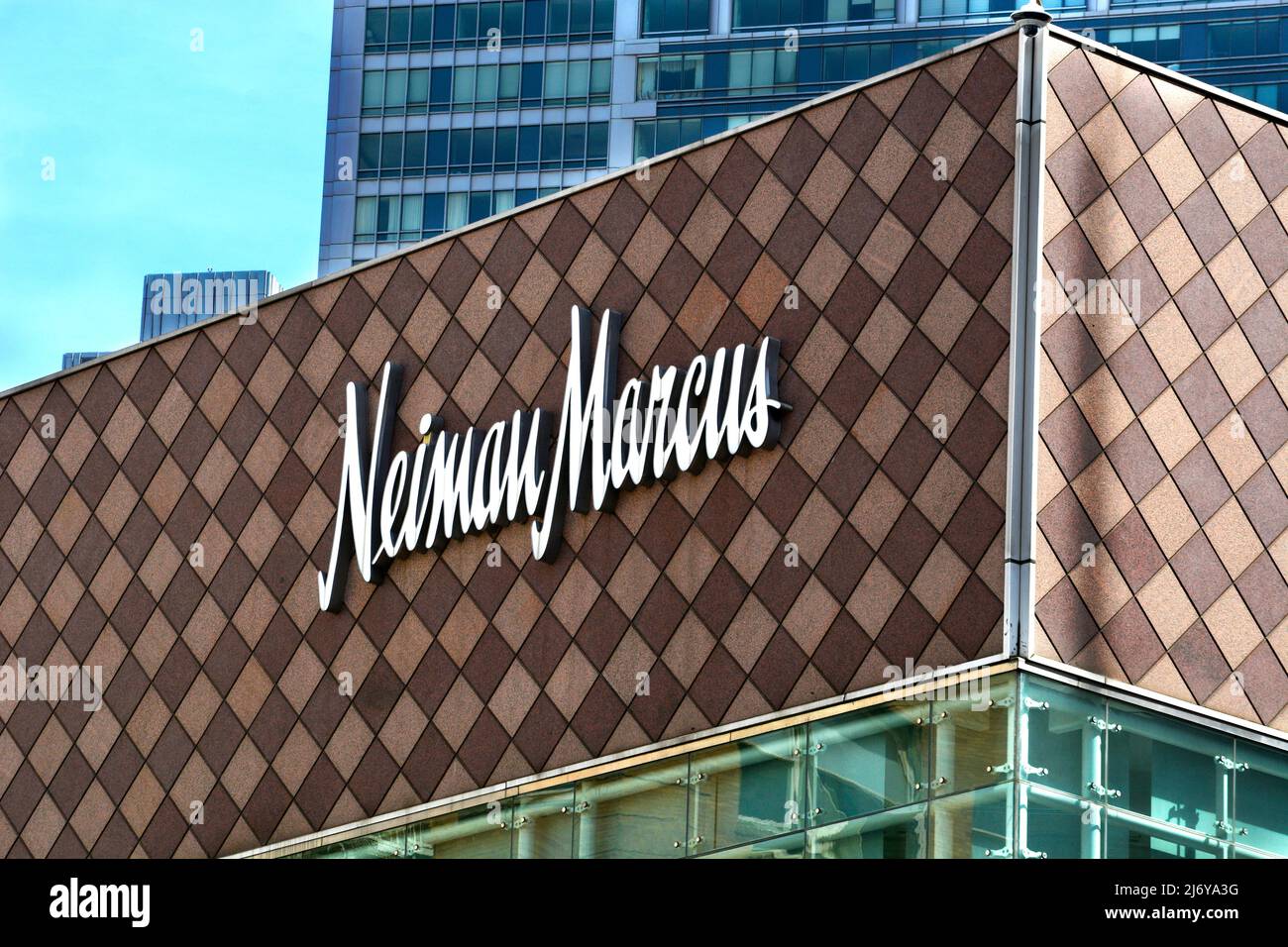 Un negozio Neiman Marcus in Union Square, San Francisco, California. Foto Stock